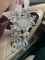 18Pcs Crystal Ornaments for Christmas Tree Decoration Acrylic Clear Hanging Crystal Snowflake Icicles Ornaments Set New Year Party Decor